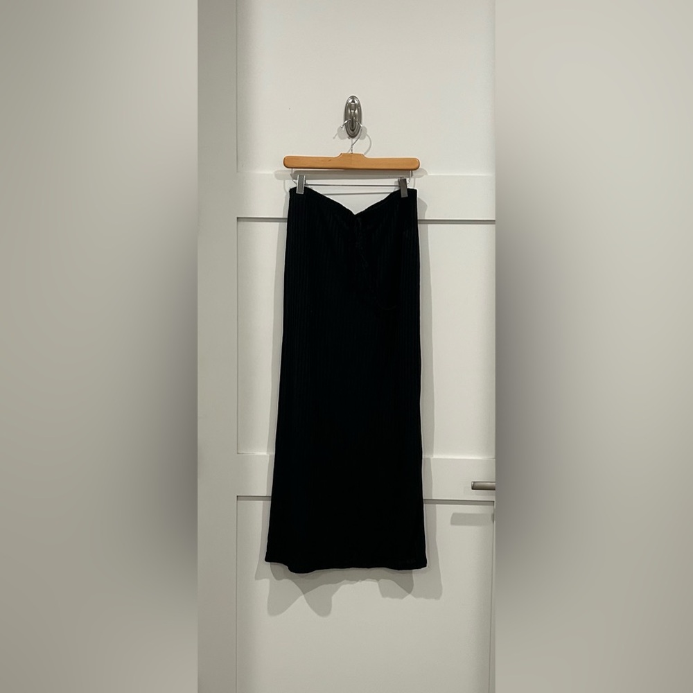 Shein Ribbed Semi Sheer Skirt